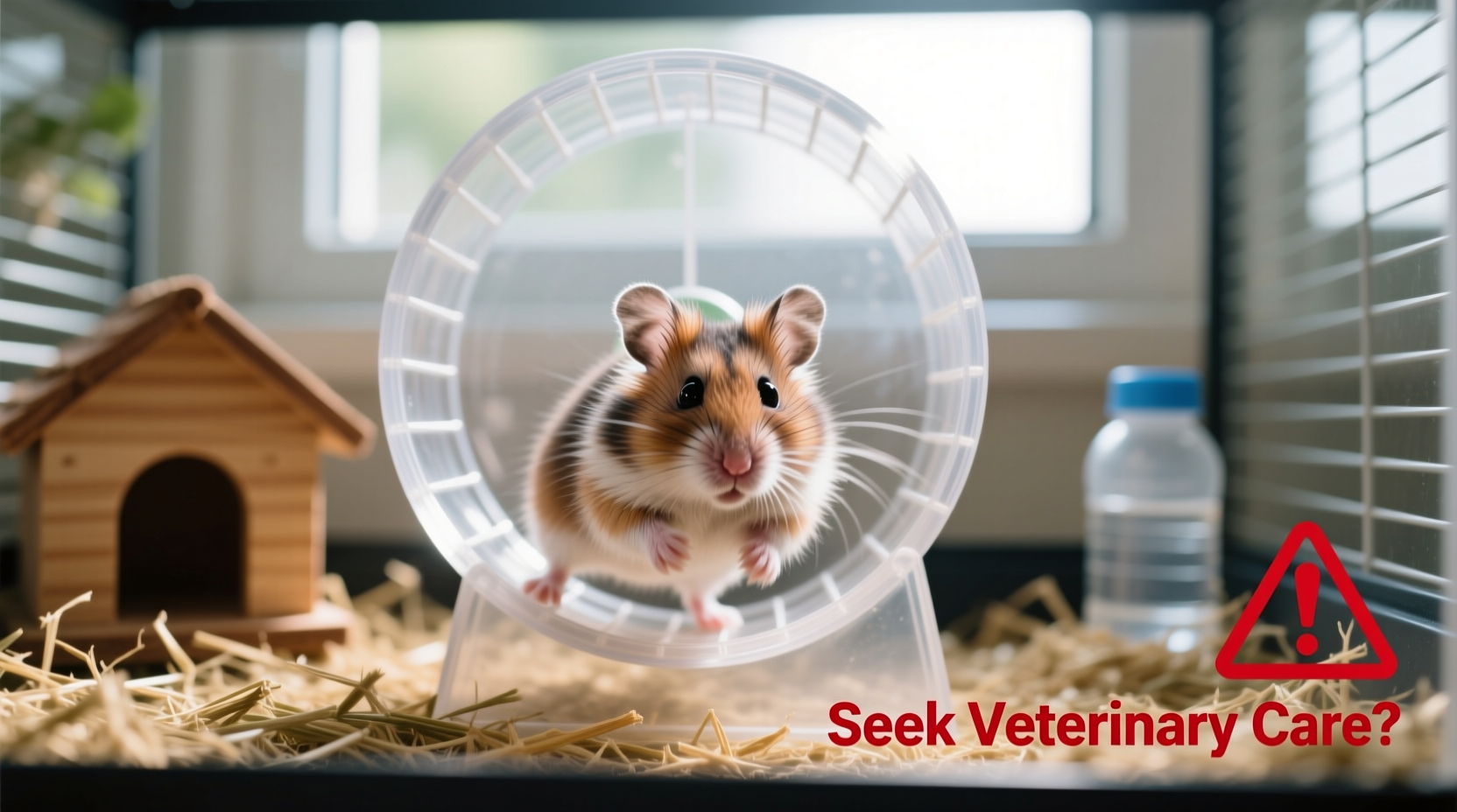 why is my hamster running in circles and when to see a vet