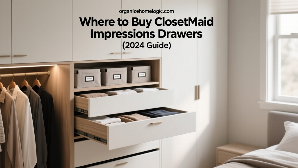 Where to Buy ClosetMaid Impressions Drawers (2024 Guide)