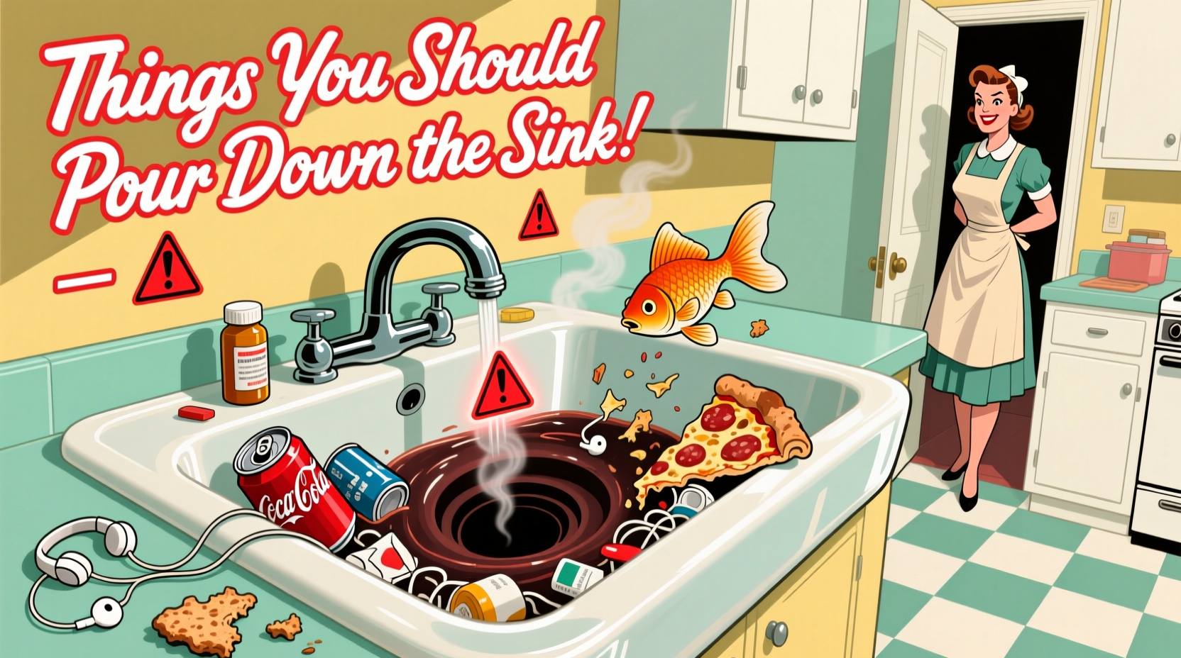 things you should pour down sink