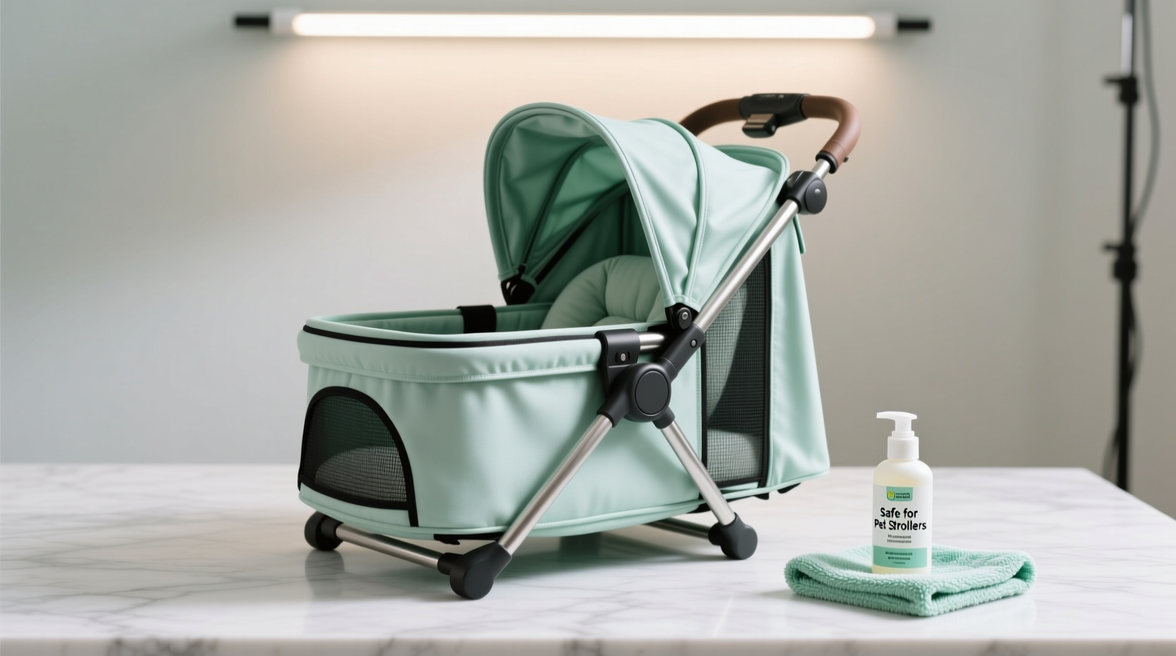 how to clean pet strollers without rusting joints