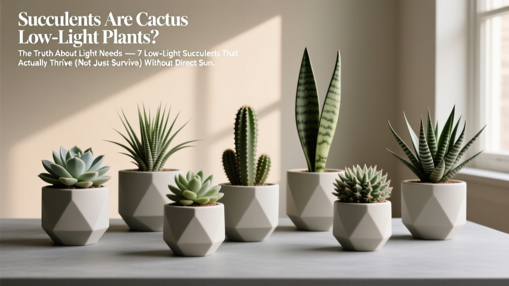 Succulent Are Cactus Low Light Plants (2026)