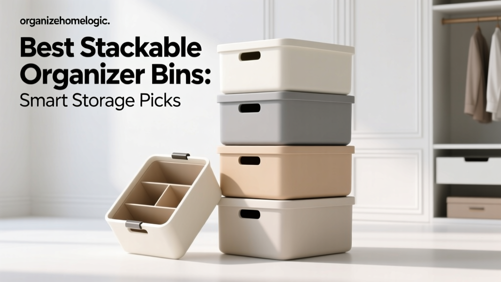 Best Stackable Organizer Bins: Smart Storage Picks