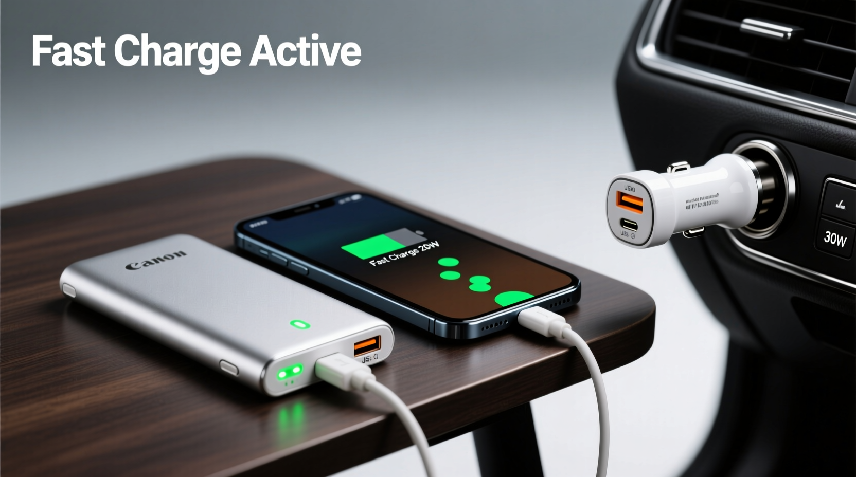 portable power bank vs car charger which powers your phone faster