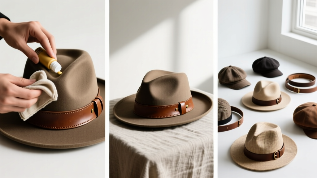 How to Care for Hats with Leather Bands & Accents