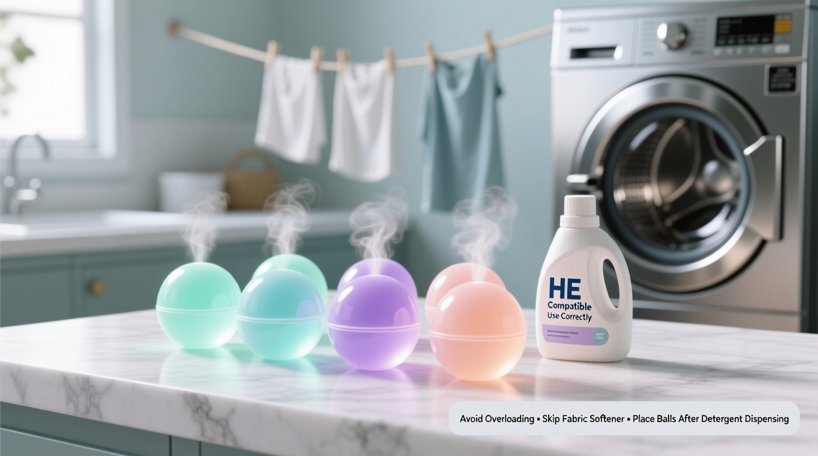 laundry scent diffuser balls he detergent