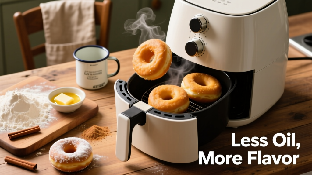 Air Fryer Doughnuts: Crispy, Light & Less Oil