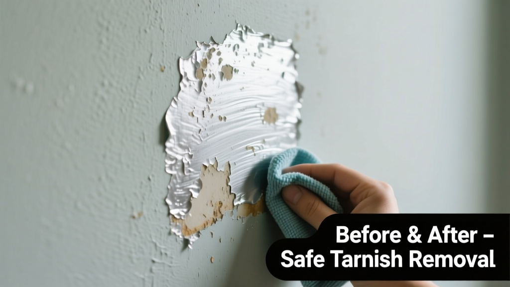 How to Remove Silver Tarnish from a Painted Wall Safely