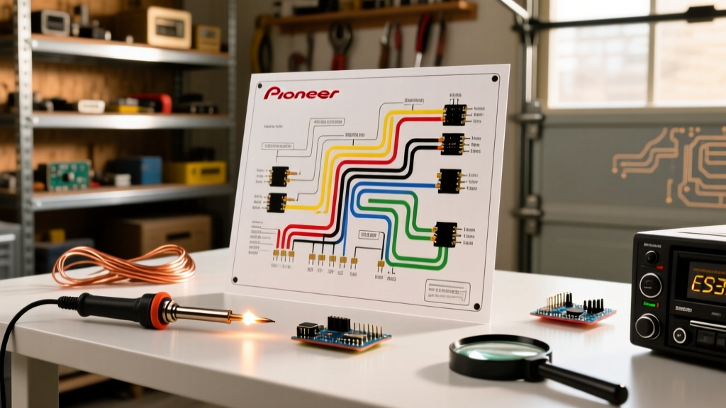 Troubleshooting With a Wiring Diagram for Pioneer Car Radio Systems