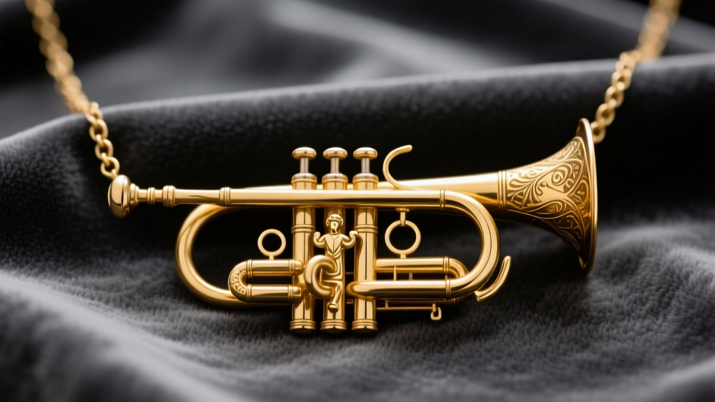Macro shot of an antique 18k gold French necklace trombone clasp with a figure-8 safety catch resting on dark grey velvet fabric.