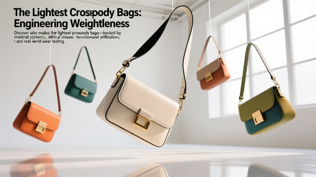 The Lightest Crossbody Bags: Engineering Weightlessness