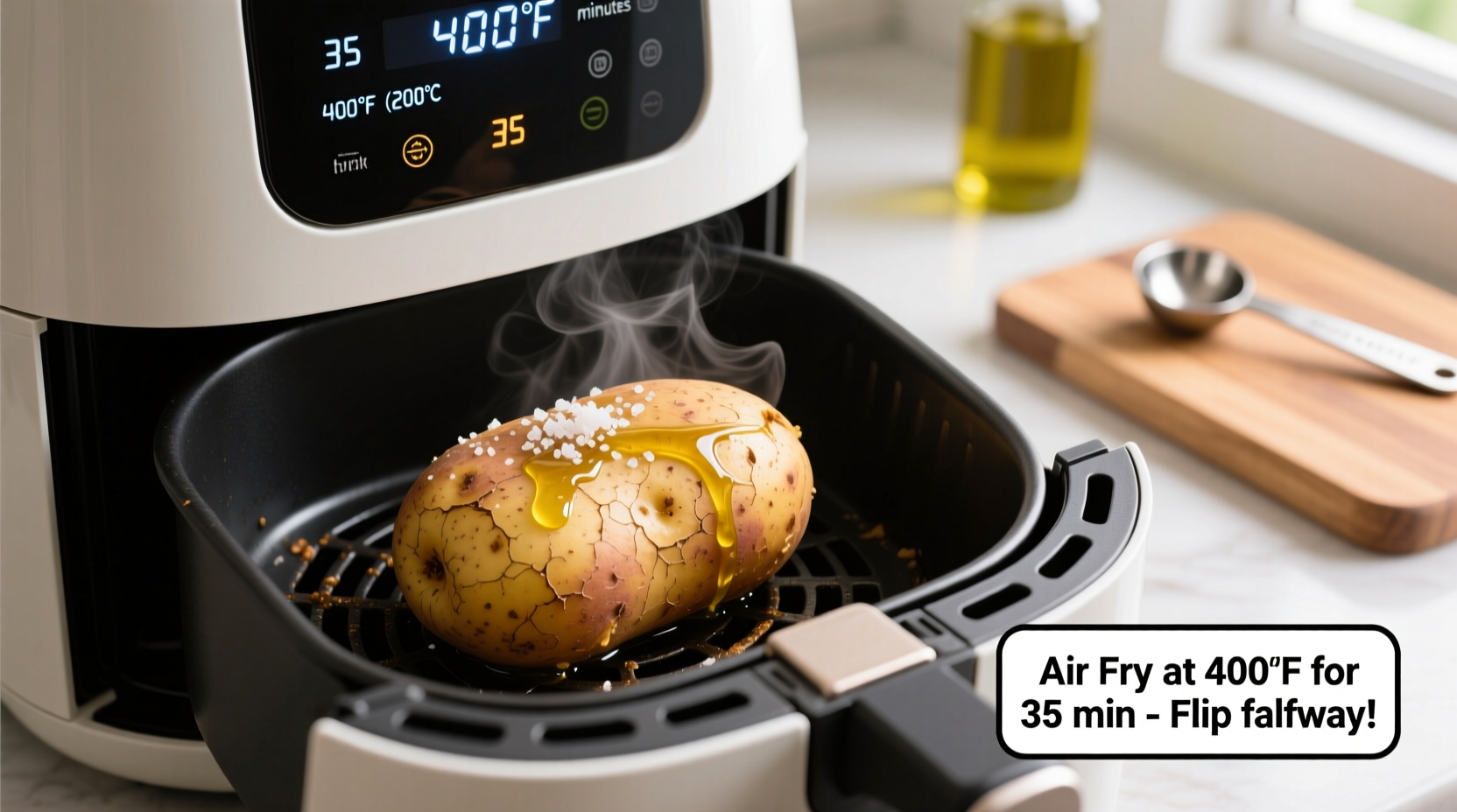 Perfect Air Fryer Baked Potato: 40-Minute Crispy Recipe