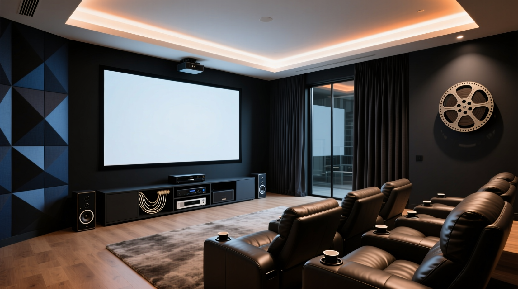 how to design an at home movie theater