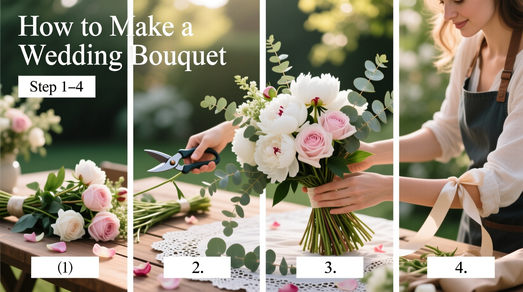 how to make a wedding bouquet