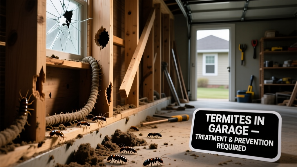 Termites in Garage: Signs, Treatment & Prevention