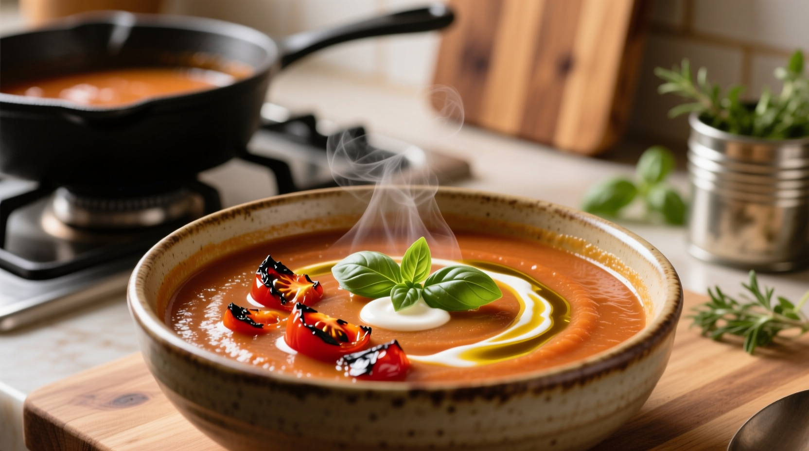 Perfect Homemade Roasted Tomato Soup Recipe & Techniques