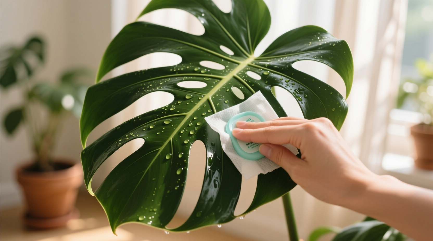 Monstera Leaf Cleaning: Baby Wipes Safe?