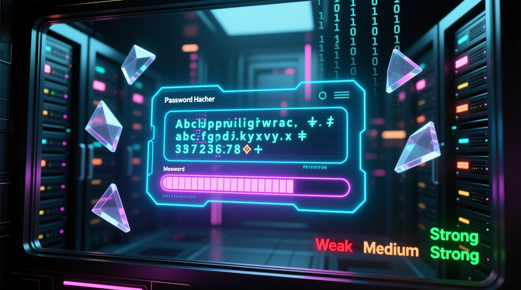 create strong passwords with password hasher