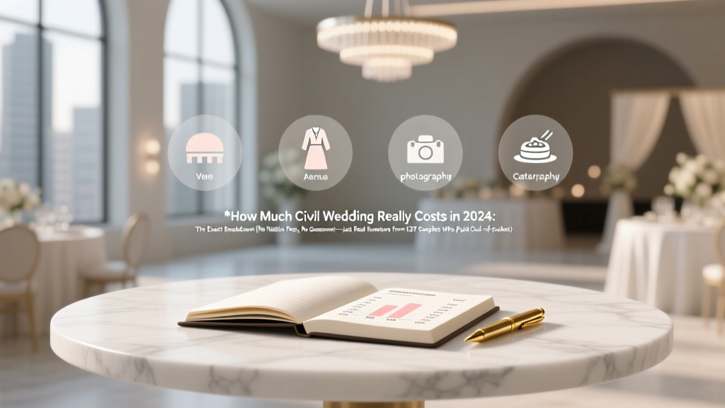 How Much Civil Wedding Costs in 2026 (Real Data)