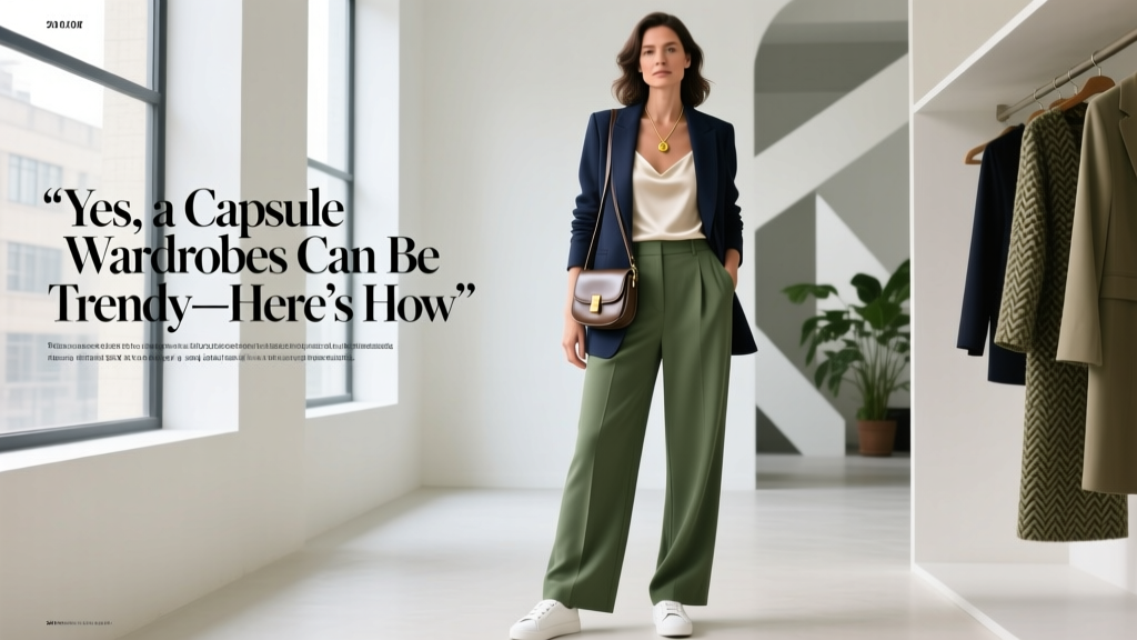 Yes, a Capsule Wardrobe Can Be Trendy—Here’s How