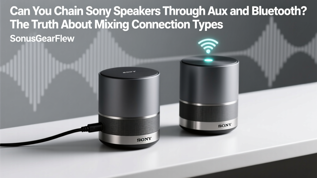 Sony Speaker Chaining: AUX + Bluetooth Truth (2026)