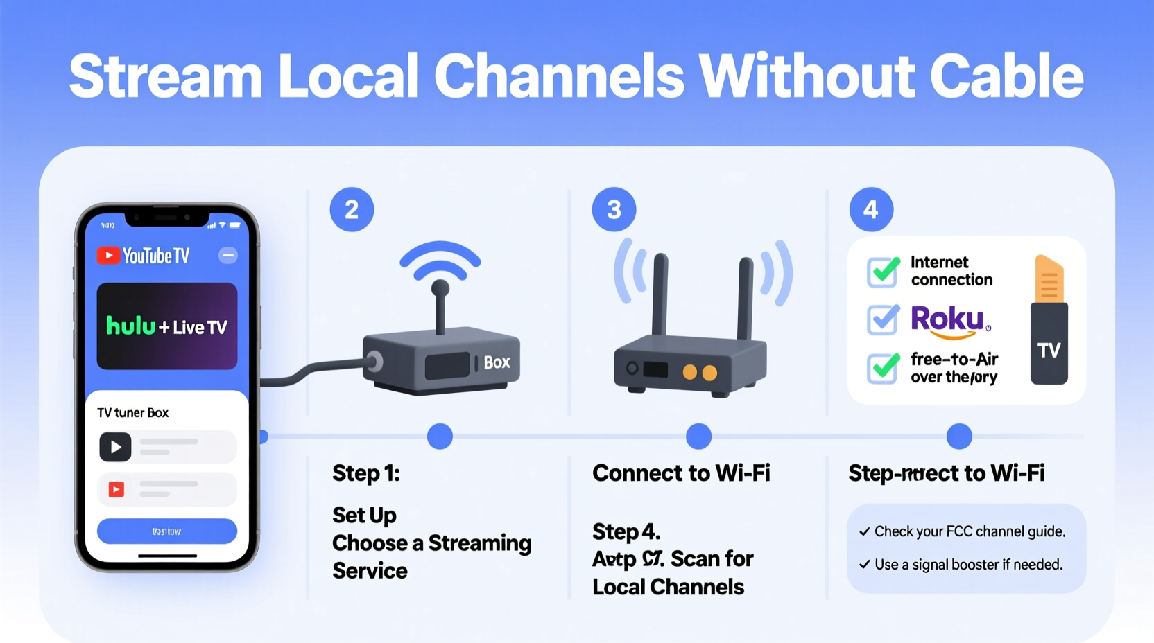how to stream local channels without cable or antenna