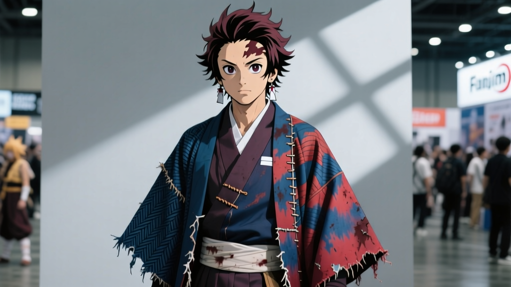 Tanjiro Kamado Haori Fabric Breakdown: Dye