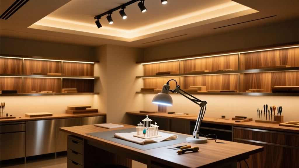 Craft Room Lighting: High-CRI, UV-Safe & Magnifying