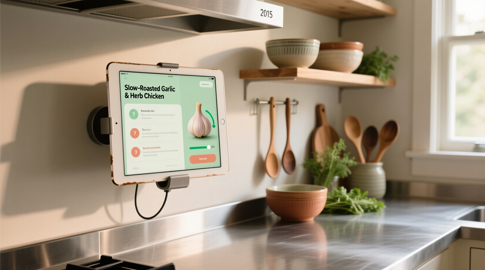 Use Old Android Tablet as Recipe Book