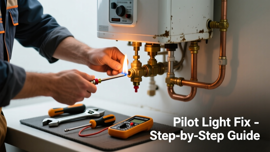 Fixing a Noisy Water Heater with Pilot Light Out
