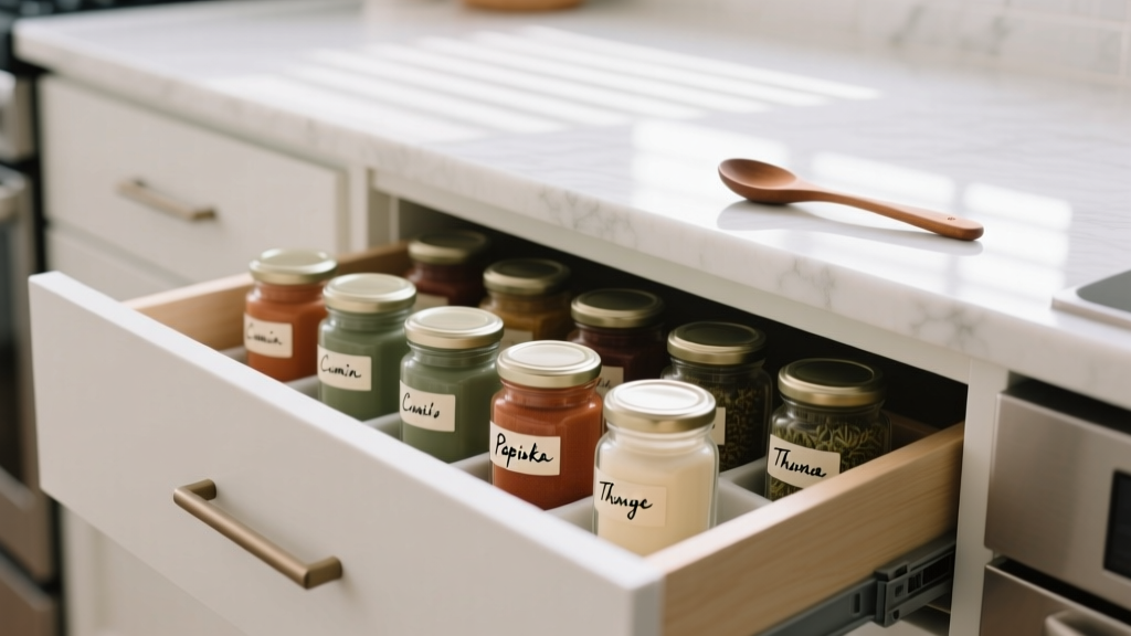 How to Organize a Spice Drawer: Pro Tips That Stick