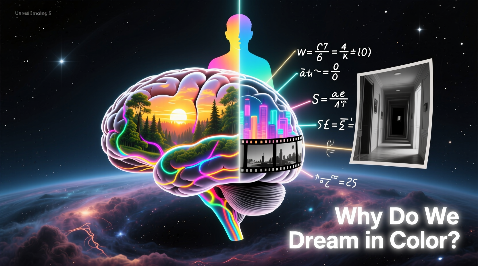 why do people dream in color while others dream in black and white