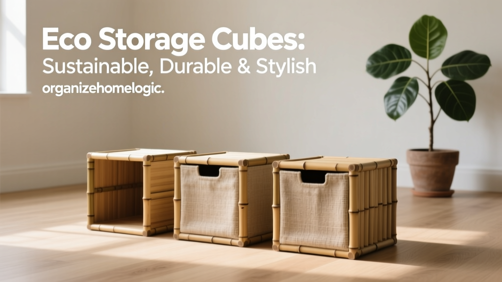 Eco Storage Cubes: Sustainable, Durable & Stylish