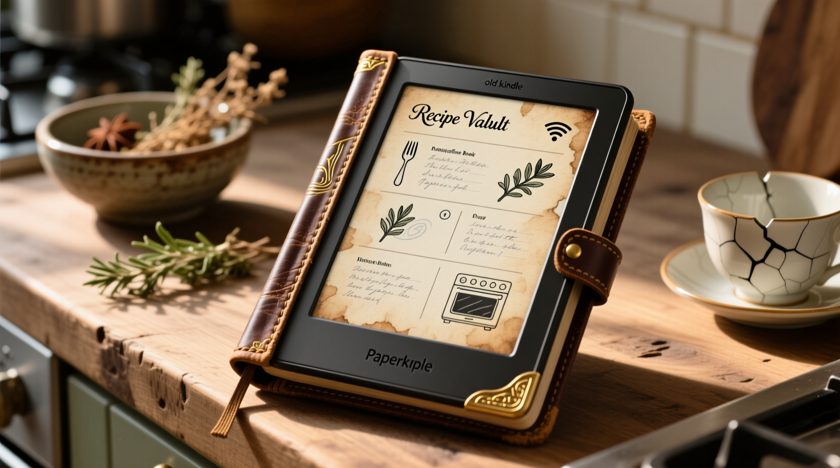 Turn Old Kindle into Recipe Book