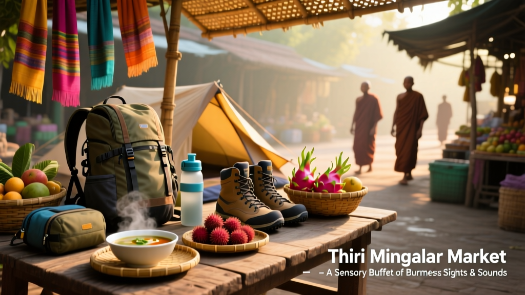 Yangon’s Thiri Mingalar Market: A Sensory Buffet of Burmese Sights and Sounds
