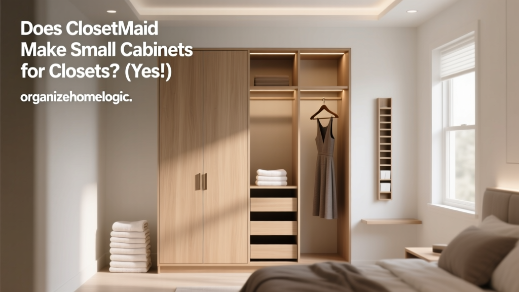 Does ClosetMaid Make Small Cabinets for Closets? (Yes!)