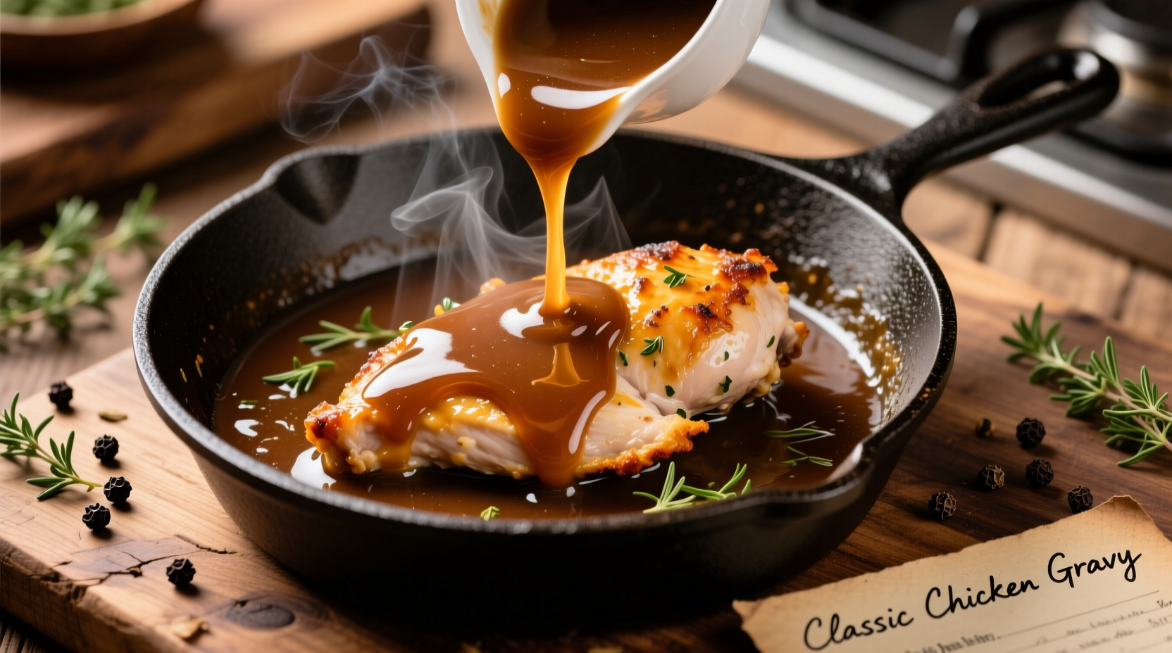 how to cook gravy for chicken