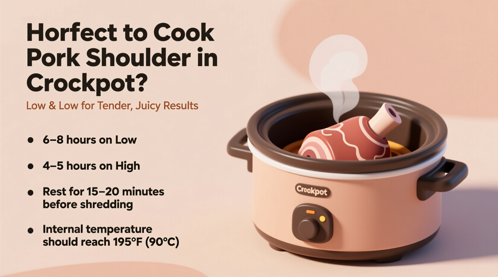 Perfect Pork Shoulder: Crockpot Cooking Times Revealed