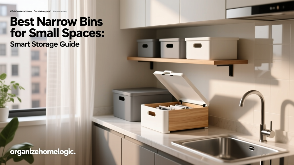 Best Narrow Bins for Small Spaces: Smart Storage Guide