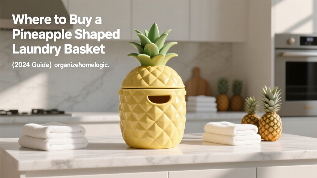 Where to Buy a Pineapple Shaped Laundry Basket (2024 Guide)