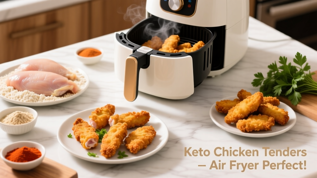 Keto Chicken Tenders: Crispy Air Fryer Recipe
