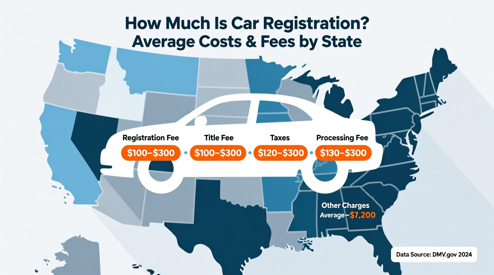 how much is car registration