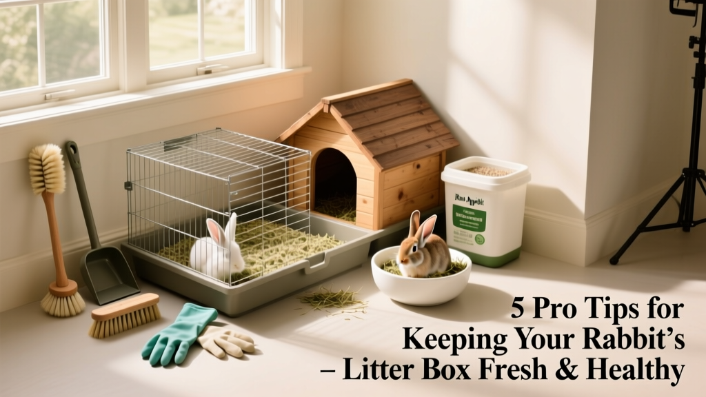 Tips For Cleaning Your Rabbit’s Litter Box
