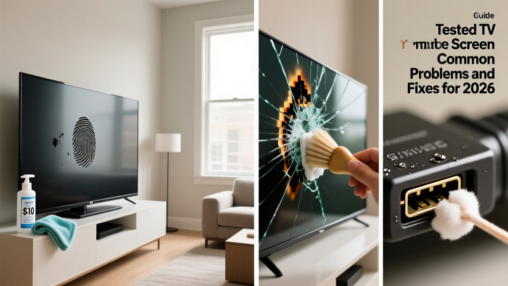 Tested TV Screen Common Problems and Fixes for 2026