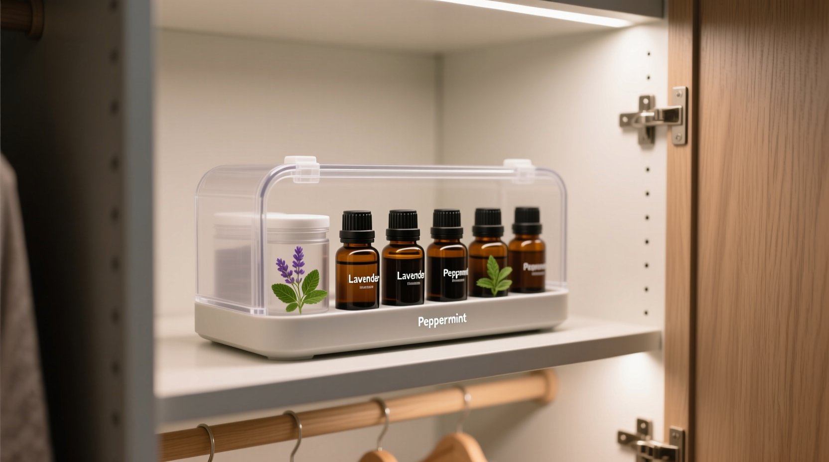 essential oil closet storage tips