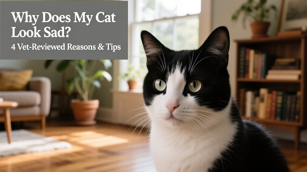 Why Does My Cat Look Sad? 4 Vet-Reviewed Reasons & Tips