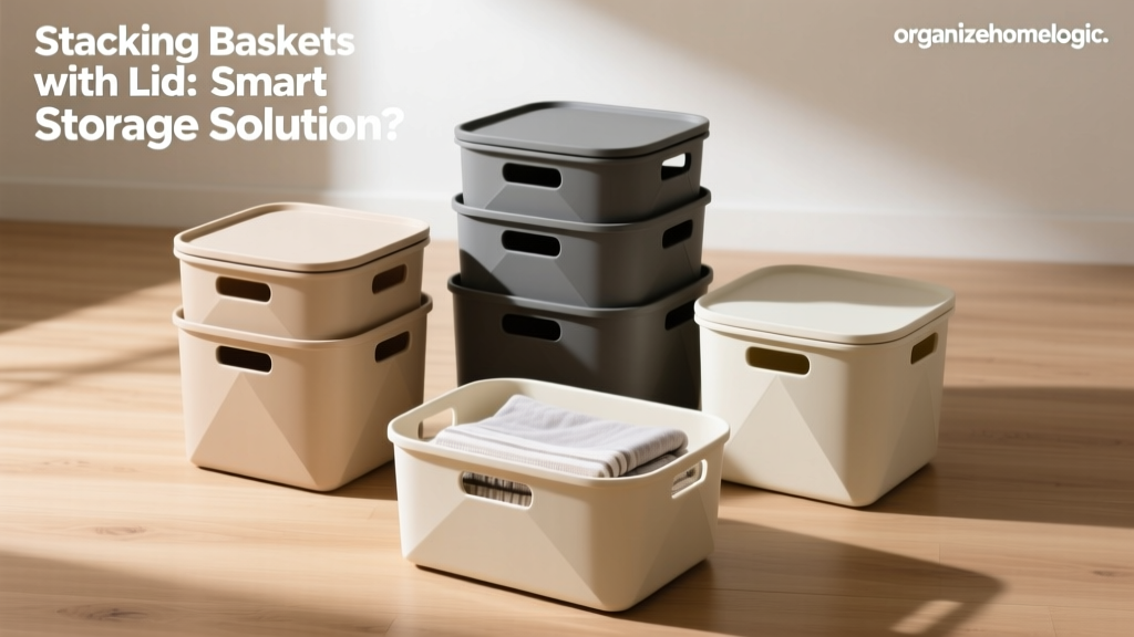 Stacking Baskets with Lids: Smart Storage Solution?