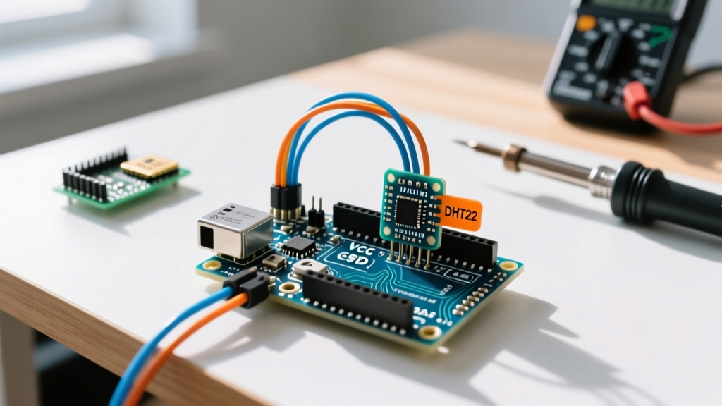 Humidity Sensor Arduino Tutorial: DHT11 vs DHT22 Wiring