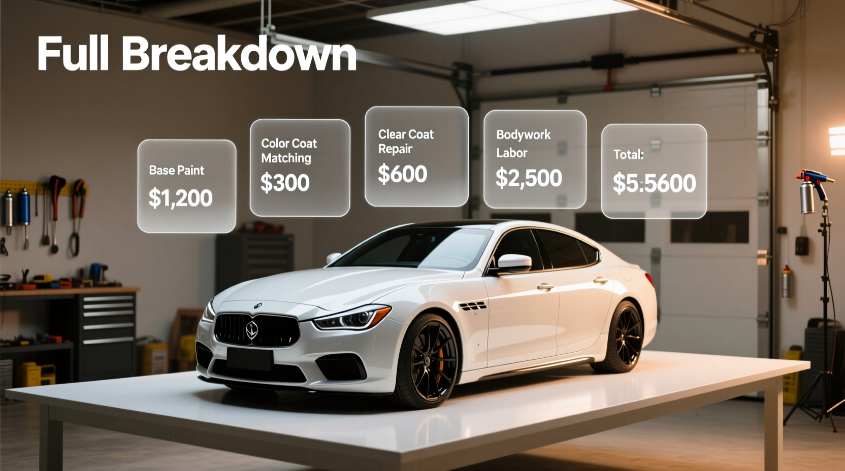 how much does it cost for a car paint job
