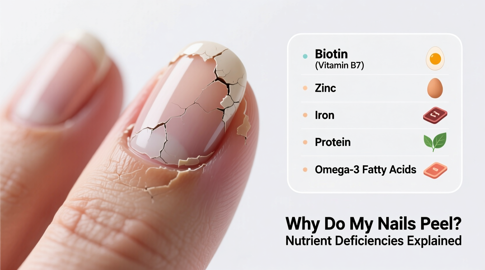 why do my nails peel easily and what nutrients am i missing