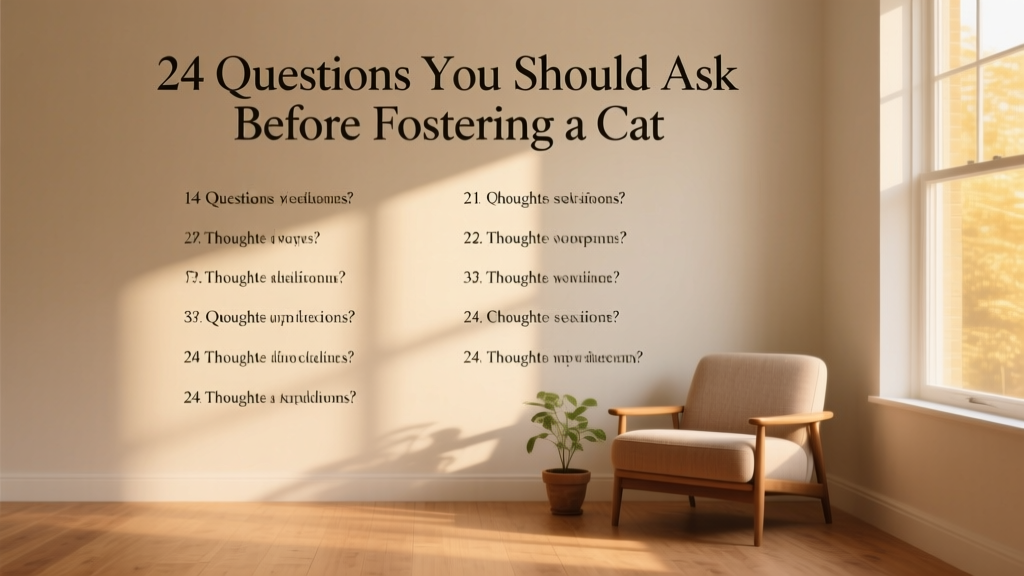 24 Questions You Should Ask Before Fostering a Cat
